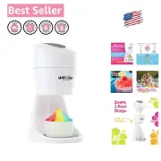 Compact Snow Cone Maker with 2 Ice Cups + Non-Slip Mat – 120V Convenience