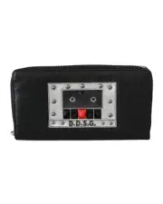 Dolce & Gabbana Cassette Zip Around Wallet Black - Wallets & Pouches -Size One
