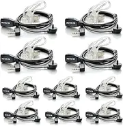 Retevis 2 Pin Covert Air Acoustic Tube Headset for Kenwood PUXING Baofeng UV-5R Retevis H777 RT7 2 Way Radio(10 Pack)