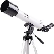 Focal Length 500Mm Portable Refractor Telescope – Fully Coated Glass Optics - Ideal Telescope for Beginners, Multi-Layer