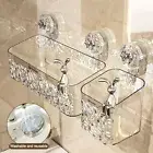 Glacier Pattern Wall Storage Rack Bathroom Shower Storage Rack Bathroom