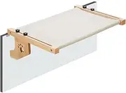 TOMVAES Cat Window Hammock - Sturdy Sill Seat with Wood & Metal Frame for Large Cats - Easy to Adjust Bed for Windowsill, Bedside Drawer and Cabinet