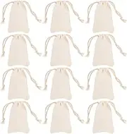 HOUDERCO Drawstring Pouches Set 50pcs Small Mesh Bags for Organizing Home Party Wedding