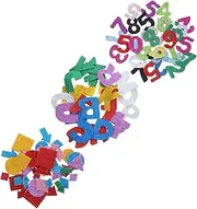 DOITOOL 3 Sets Set Powder Letter Sticker Poster Board Stickers Bulletin Board Cardboard Letters Alphabet Poster Alphabet for Classroom Wall Eva