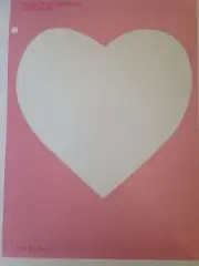 C-Thru Deja View Templates - Large Heart - PA415 - NEW