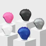 Long Hair Protect Swimming Cap Ear Protection Elastic Men Silicone Women