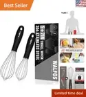 Durable 304 Stainless Steel Whisk - Perfect for Blending, Beating & Frothing