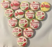 Watermelon Cutie Flatback Buttons, Crafts Cabachons Hairbows Pinbacks