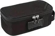 [Generic] Travel Storage Document Case - Combination Lock Bag, Portable Travel Storage Case | Cash Cards Passport Checks and Bills Holder, Secure File Organizer Pouch with Odor Proof Technology