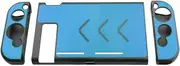 Metal Game Console Protective Host Shell and 2pcs Protective Handles Shells for Nintendo Switch