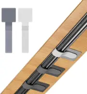 40Pcs Hook and Loop Cable Ties - Self Adhesive Cable Straps, Strong Sticky-back