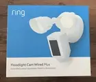 Ring Floodlight Cam Wired Plus - White Brand New Same Day Free Ship