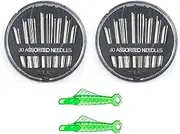 60 Pcs Sewing Needles, Needles for Sewing, Darning Crochet Needles for Wool, Tapestry Needle for DIY Needlework Hand Stitching and Crafting