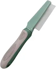 Dog Cat Comb Grooming Haired Cats Comb Fine Teeth Grooming Comb with Plastic Handle for Pet