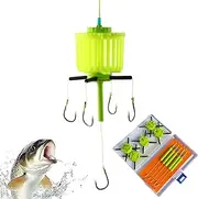 Bait Cage And Hooks for Carp | Floating Bait and Hook for Fishing | Fishing Tackle for Beginners and Anglers