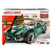 Meccano 5 Model Roadster Cabriolet Pull Back Car 8y+ Vehicle Toy Kids/Child GRN