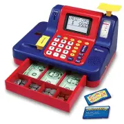 Learning Resources Pretend & Play Teaching Cash Register Standard Packaging