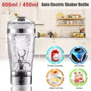 600ml Electric Protein Shake Stirrer USB Shake Bottle Coffee Blender Sports Cup