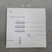 NEW OEM Apple Composite AV Cable MC748ZM/A 30-Pin Composite AV Cable - SEALED