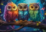 Castorland - Three Little Owls Puzzle 1000pc