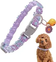 Cat Collar Breakaway, Kitten Collar with Detachable Bell - Adjustable Length Pet Charm for Small Medium Animals, Dog Puppies, Wide Variety of Sizes for Pet-like Applications