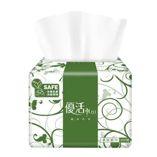 優活Livi 單抽式柔拭紙巾 TR1BL3-2B 300抽/30包/箱 小包抽取式衛生紙 餐廳紙巾 廁所用紙