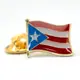 Puerto Rico 波多黎各國旗金屬胸針 國家胸徽 西裝 紀念飾品 紀念胸徽 國旗飾品 選舉 (2折)