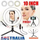 10"Phone Selfie LED Ring Light Tripod Stand For Youtube Makeup Remote Video Live