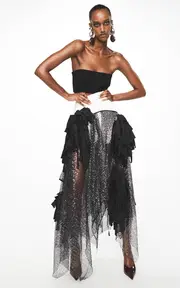 [Maticevski] Scanning Sequined Skirt