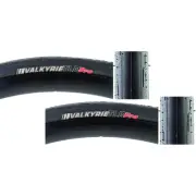 Pack of 2 Kenda Valkyrie Pro 700x28 Tubeless TPI 100 Black/Black Reflective Road