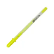 Sakura Gelly Roll Moonlight 06 Gel Pen, 0.6mm, Fluorescent Yellow, Pack of 1