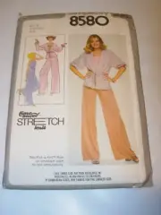 WOMENS UNCUT SIMPLICITY 8580 SEWING PATTERN PANTS JACKET TOP SHIRT SIZE 10-14