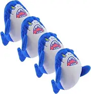 [LIFKOME] Shark Keychain Mini Locket Plush Keychain Back Mini Plushies Back for Plush Keyring Cartoon Doll Pendant Back Keychain Cartoon Keychain Cloth