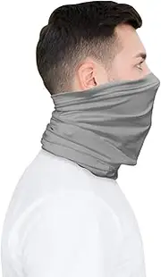 Mueller Neck Gaiter Multi-Functional Cover Up, OSFM, Gray, Gray One Size 1 kilograms, 81137