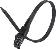 Bicycles Combination Lock - Bike Cable-Tie Locks, Anti-Theft Bikes Security Tool | 3-Digit Resettable Combination Lock, Adjustable Zip Tie Locks for Outdoor Bicycles Motorbike Scooter