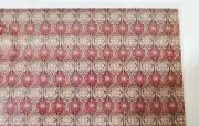 Dollhouse Simulated Stained Glass Insert Cut to Size Reds for Windows Doors 1:12
