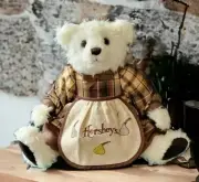 1997 HERSHEY'S Company Classics Jointed Teddy Bear Plush Hershey Kisses Dress
