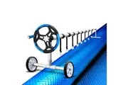 Pool Cover | 500 Micron | 11x4.8m | Swimming Pool Solar Blanket | 5.5m Roller | Blue