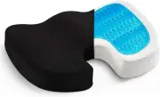 Seat Cushion with Gel Car Seat Butt Pillow Hip Support for Office Chair and Whee