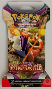 Pokemon TCG Paldea Evolved Sleeved Booster Pack Scarlet & Violet NEW SEALED