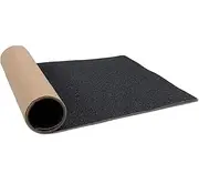 ZUEXT 11" x 44" Skateboard Grip Tape Sheet, Bubble Free Waterproof Black Scooter Grip Tape, Longboard Griptape, Sandpaper for Rollerboard, Stairs, Gun, Pedal, Pistol, Wheelchair, Steps (110x27cm)