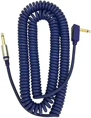 VOX VCC090BL BLUE COILED CABLE 9M