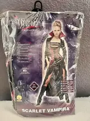 HALLOWEEN COSTUME SCARLET VAMPIRA COVENANT VAMPIRE VAMPIRES ADULT Up To Size 12
