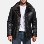 Classic Black Aviator Jacket