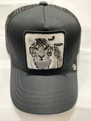 YOUTH SIZE Goorin Bros The Farm Tiger Black Trucker Hat - New With Tag