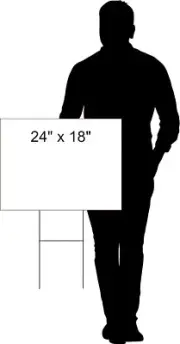 NOTICE WE DON'T SKINNY DIP RED BLACK 18 in x 24 in Yard Sign Road Sign with...