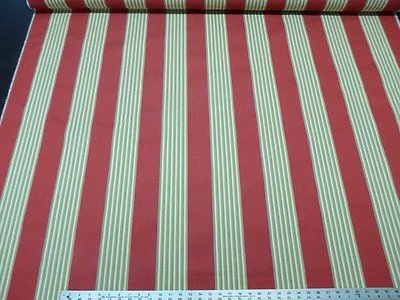 P/Kaufmann Cape Town Multi Stripe Pimento Sage Green Bronze White Gold Nautical