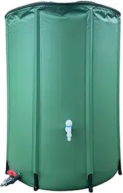 Rain Barrel, Rainwater Catcher | Heavy Duty Water Reservoir - Garden Water Container for Rain Collection, Storage, Reuse, Water Saving