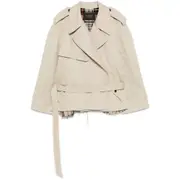 [Balenciaga] Balenciaga Cropped Trench Coat I NUMERIC NEUTRALS