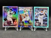 2024 Topps Baseball New York Yankees 3 Card Lot (Wells, Volpe, & Grisham)